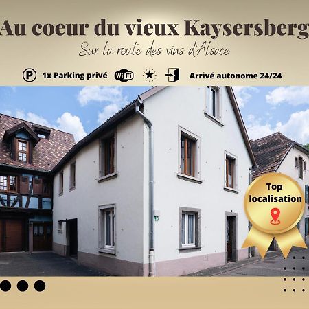 Gite Au Coeur Du Vieux Kaysersberg - Parking Prive & Wifi Exterior photo
